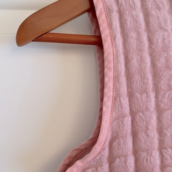 Fuzzy Sleeveless Mock Neck Top - Picture 3 of 5